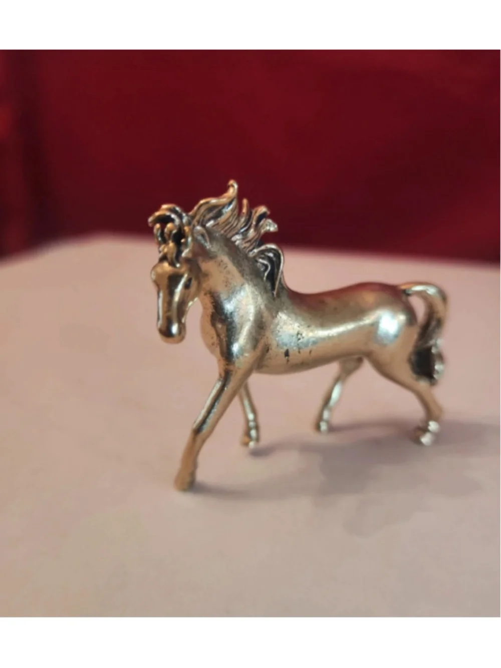 Minature Brass Horse Figurine